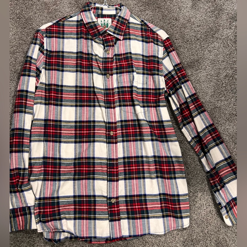 Kiel James Patrick Red and Blue Plaid Shirt
